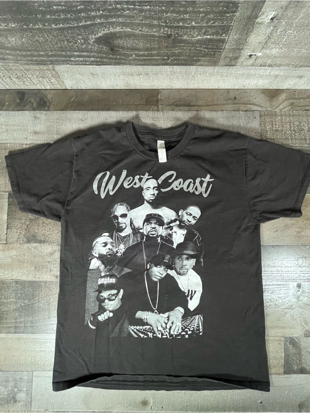 West Coast Rappers Hip Hop Rap 2Pac Tupac Ice Tea Dr Dre Eazy E Snoop Dogg Shirt